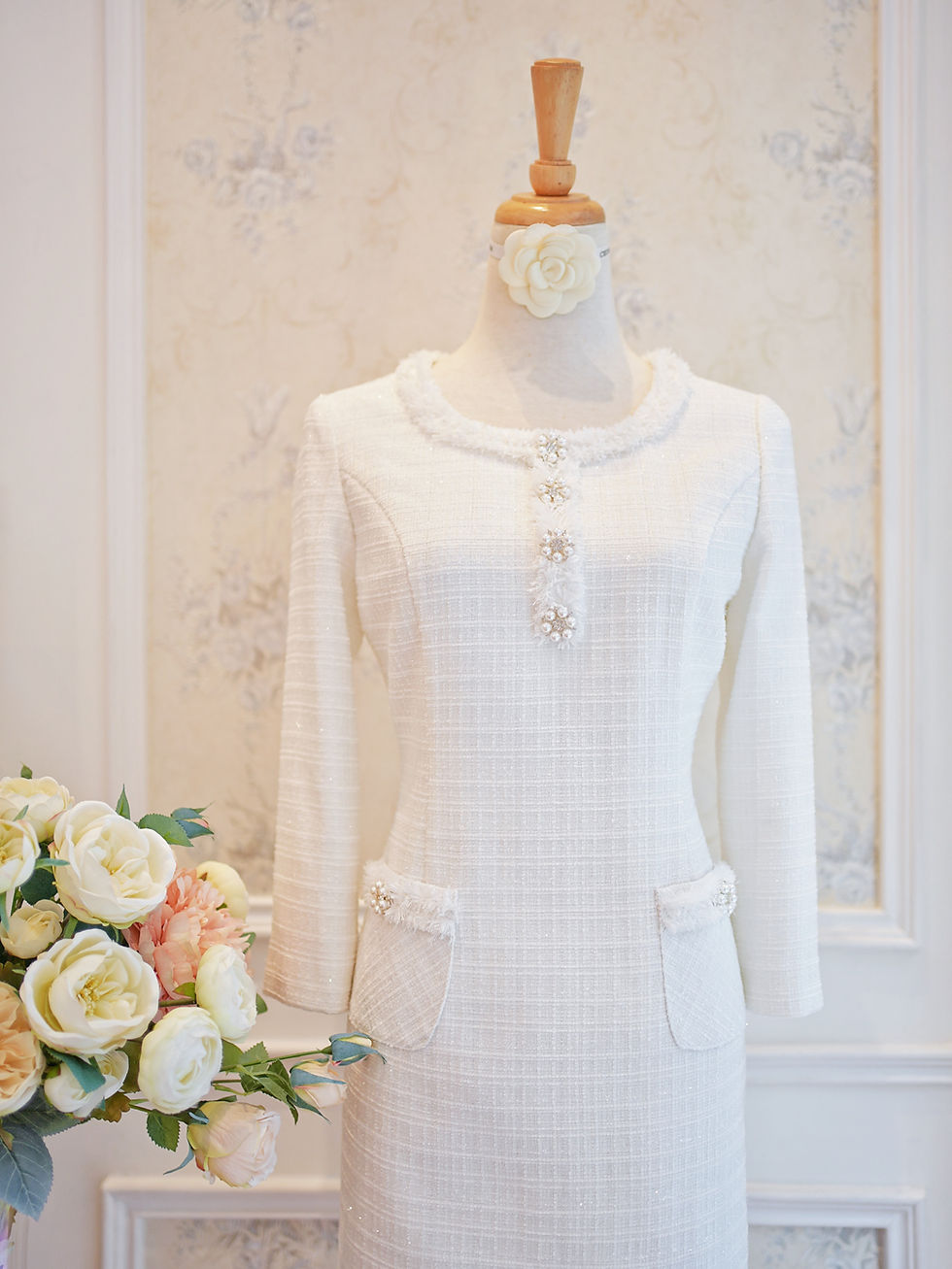Thumbnail: The Snowy Tweed Dress