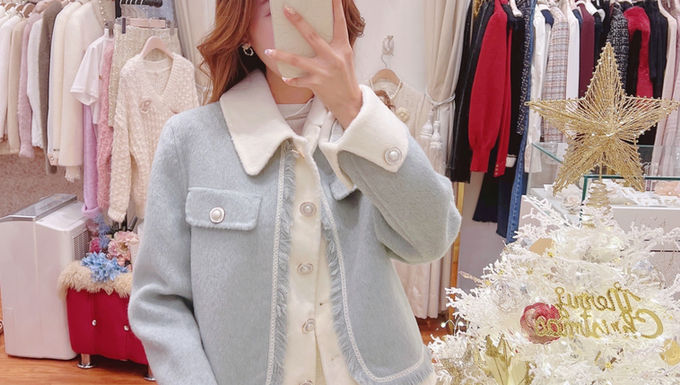 The Buttons Double-Sided Wool Coat