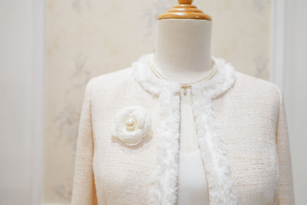 Thumbnail: The Light Beige Tweed Jacket