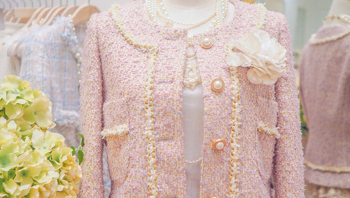 Pink Purple Tweed Jacket