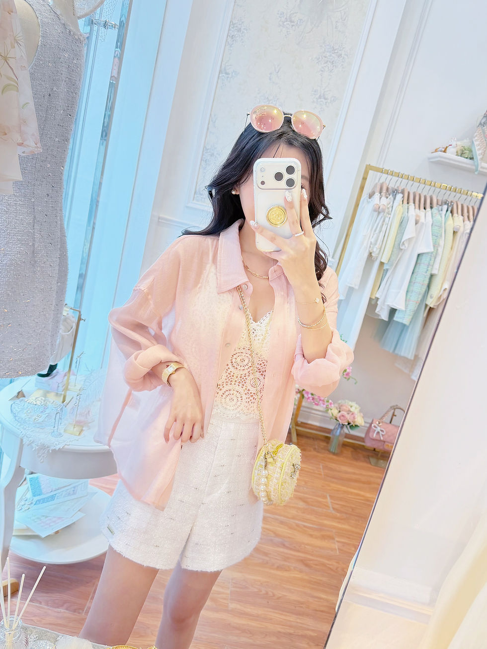 Thumbnail: The Blush Sheer Shirt