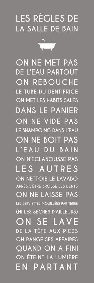 Miniature : Les Règles de la Salle de Bain
