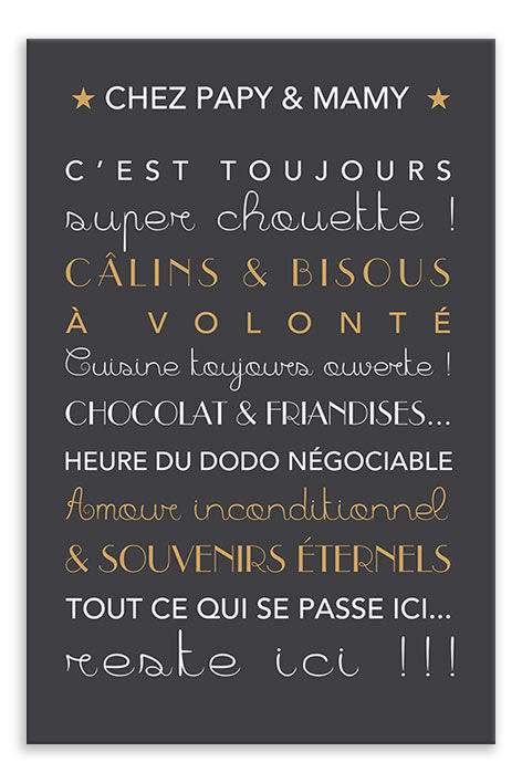 Miniature : Les règles des grands-parents