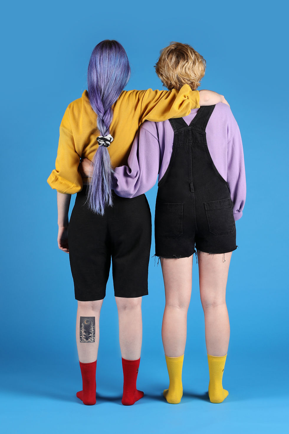 Two People Embracing