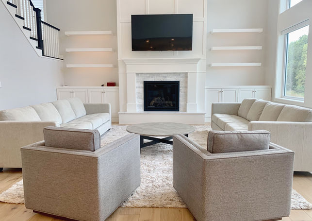 custom upholstery, glam traditional style, builder grade to beautiful, custom home