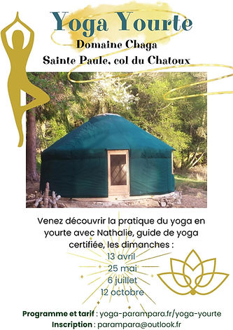 flyer yoga yourte