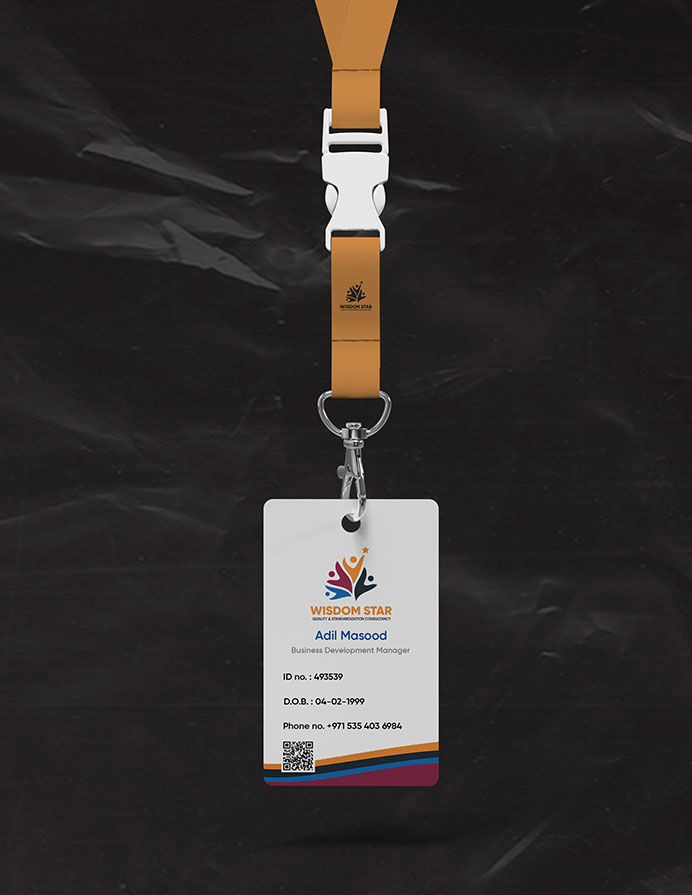 Premium Corporate ID Card design sample