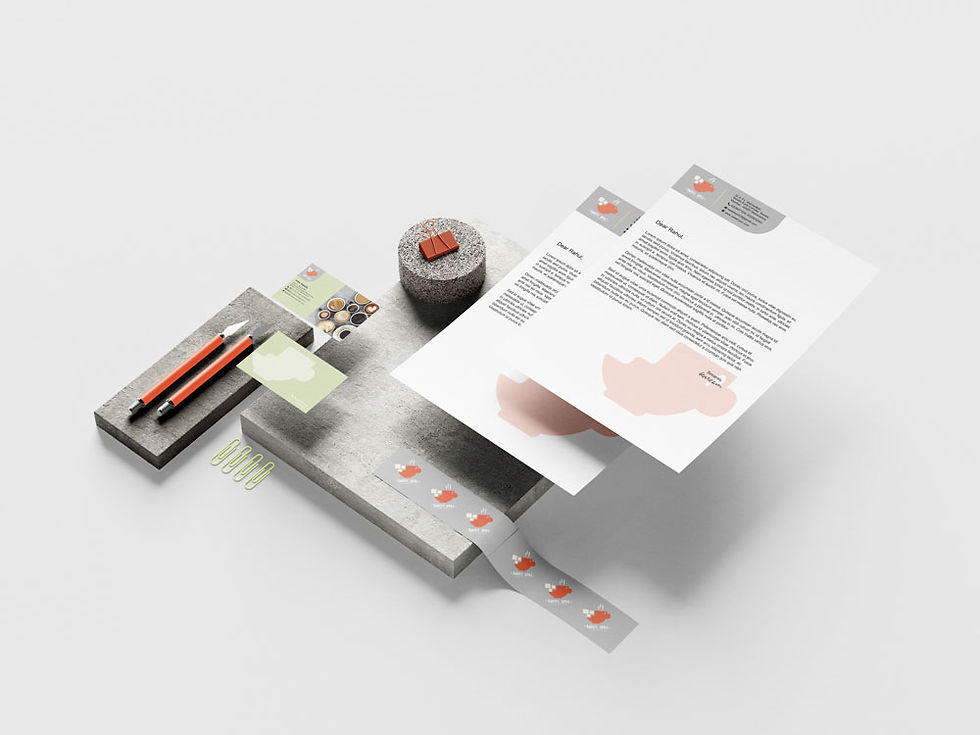 Complete brand identity design sample