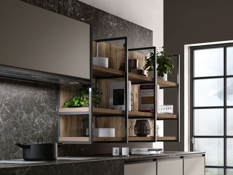 Una libreria in cucina con Arredo3