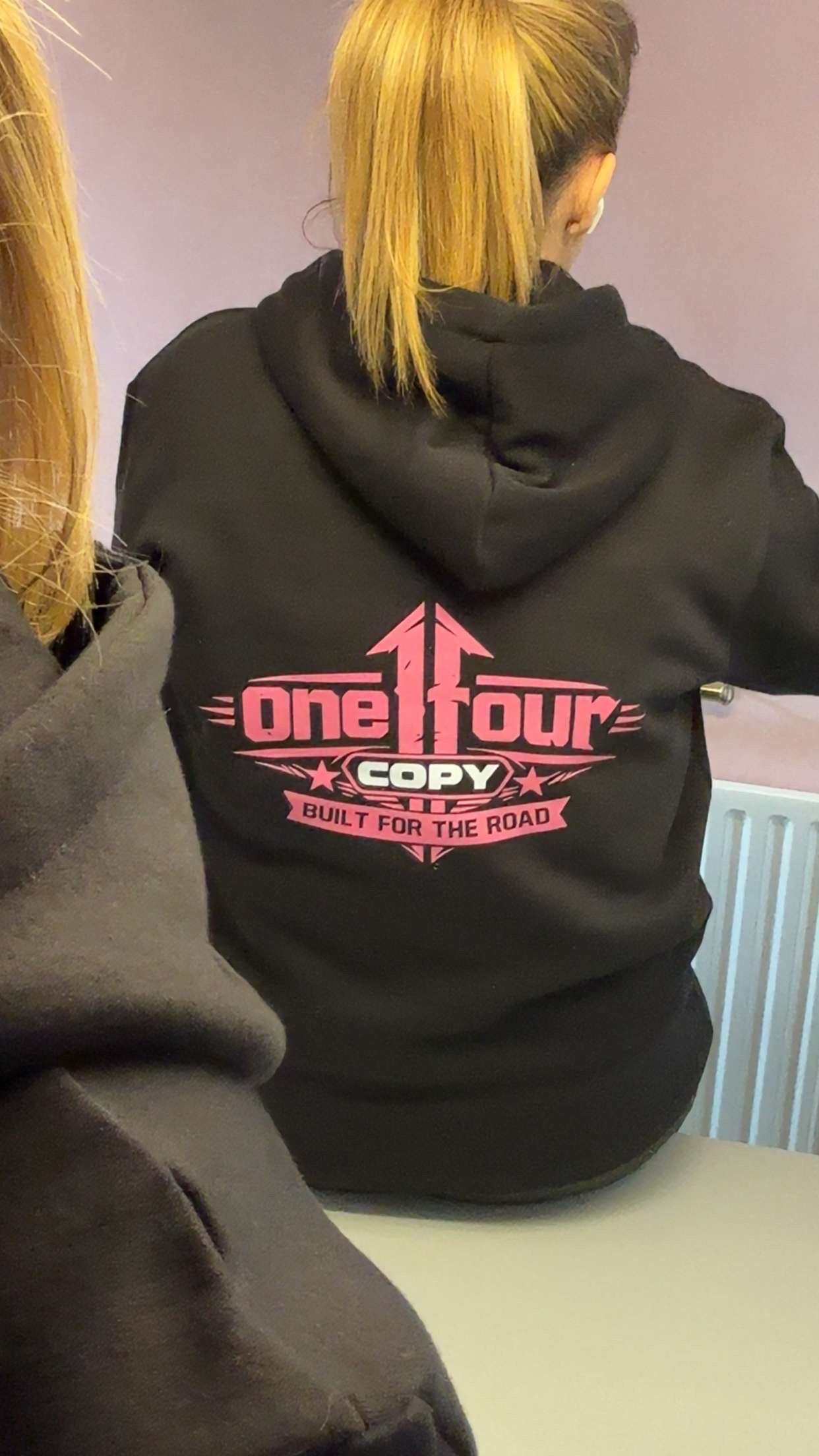 Pink Edition One Four Copy 1/4 Zip Hoodie