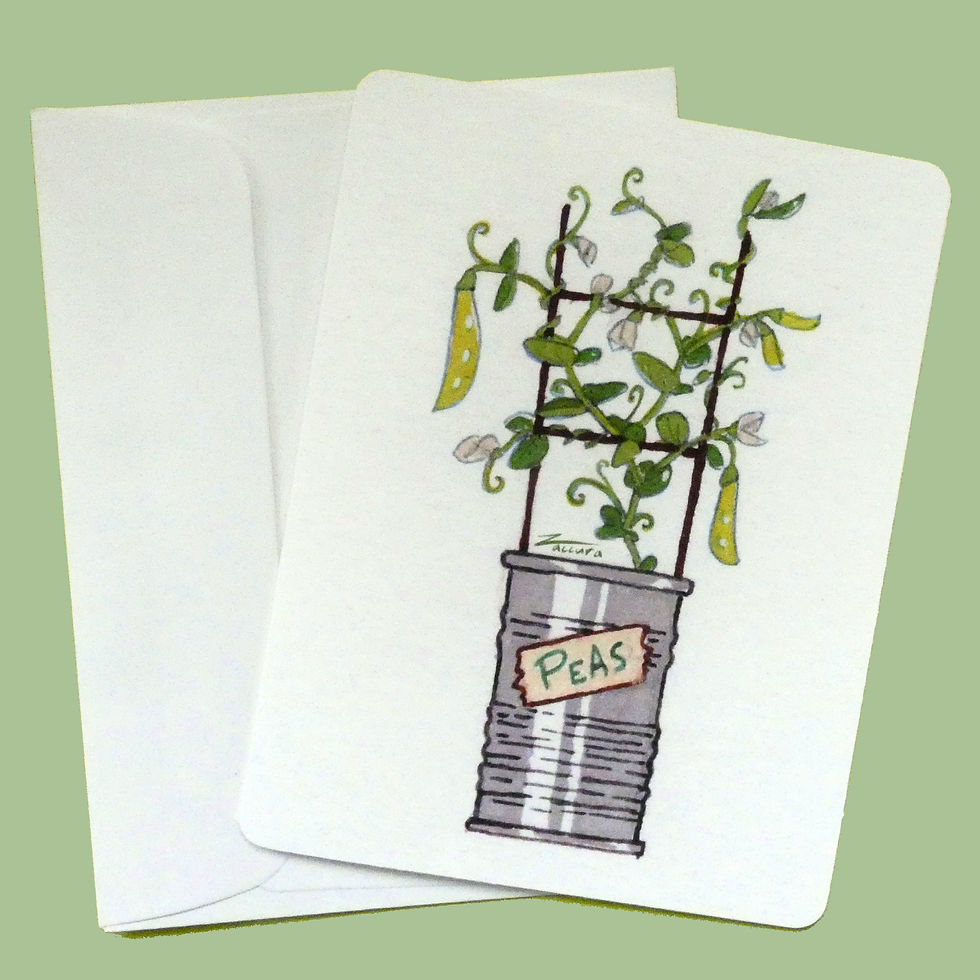 'Peas in a Can' - Card