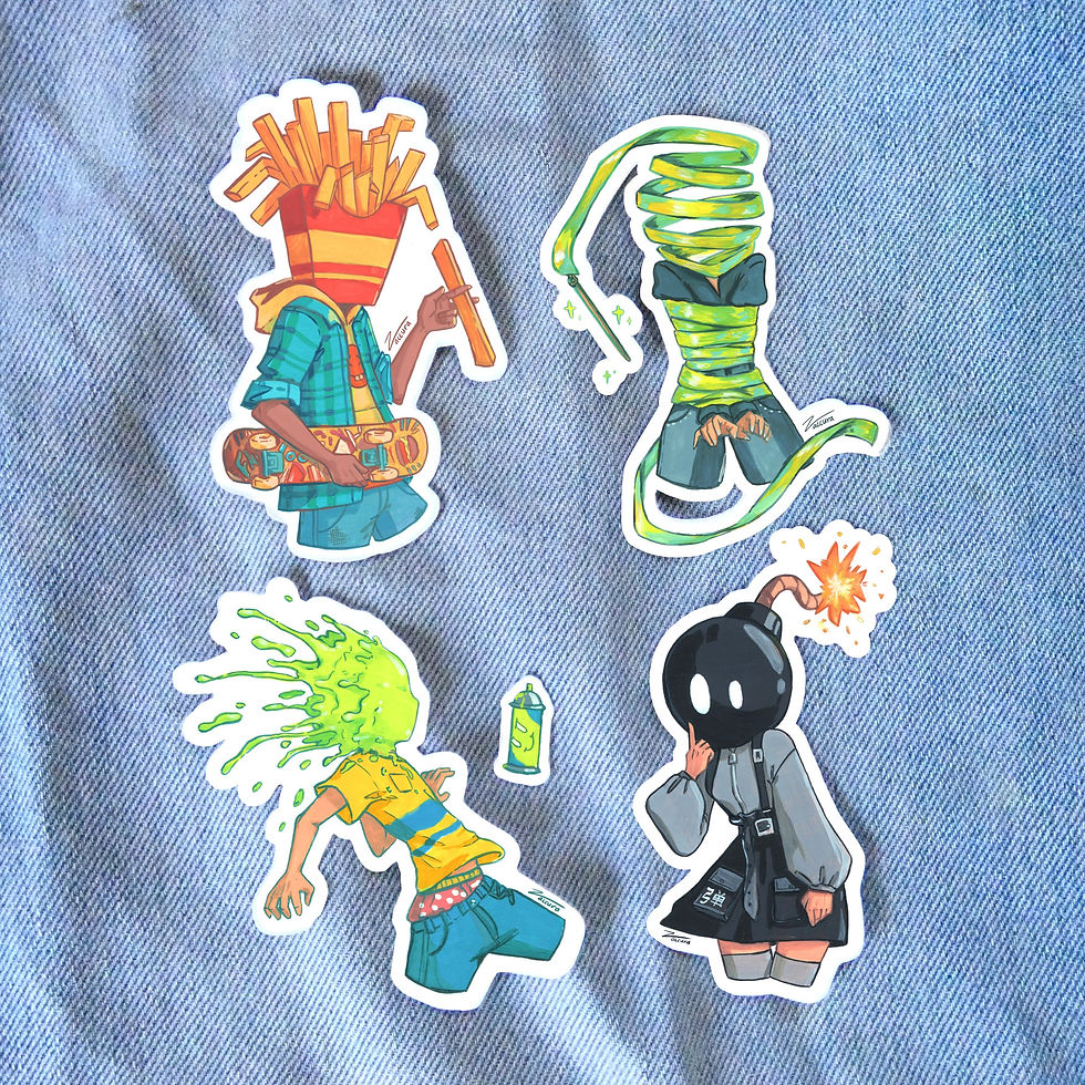 'Where is my mind' | 4pc Sticker Pack