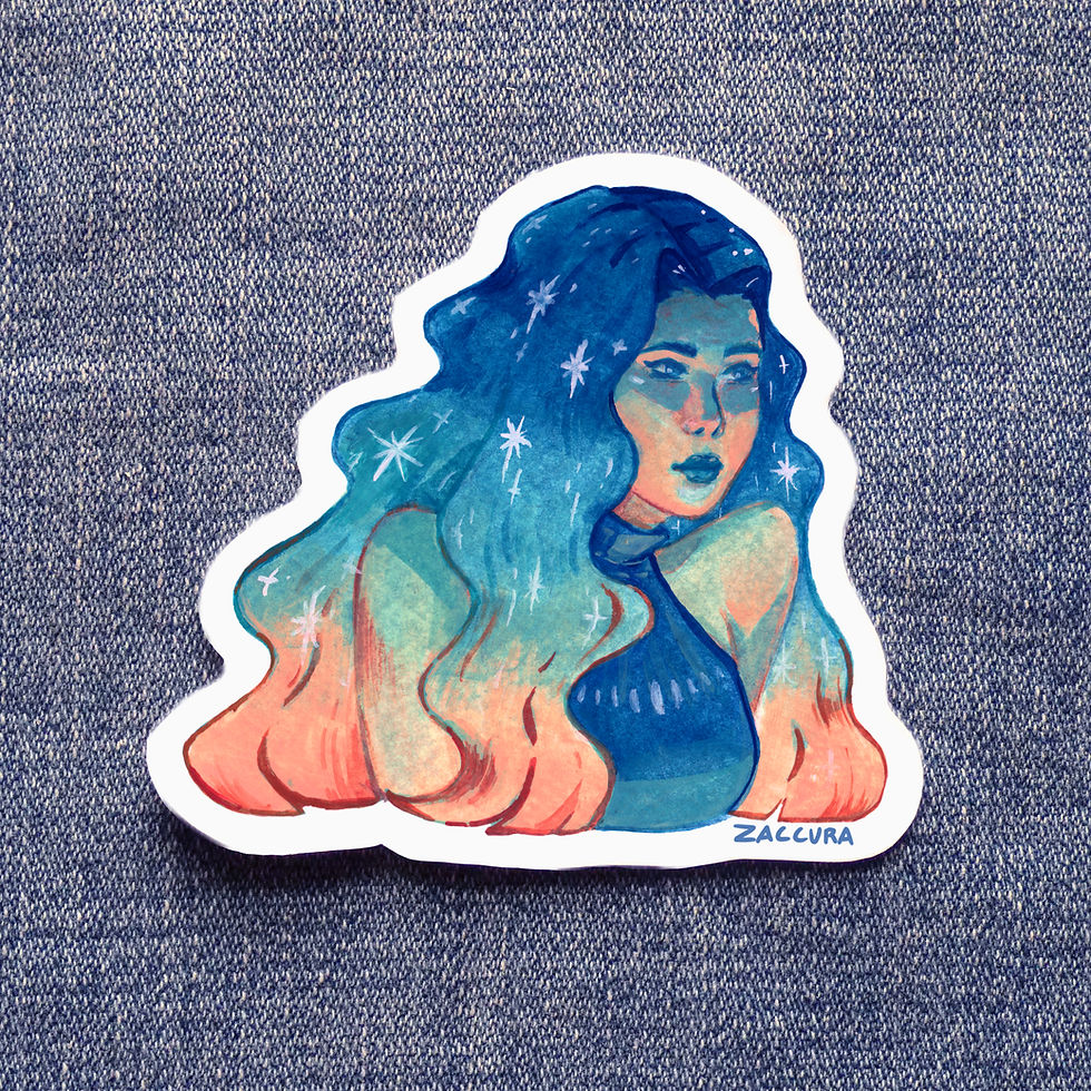'Celeste' | Scratch & Water proof sticker
