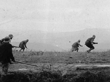 Homenaje a los gudaris que murieron en la batalla de Saibigain hace 85 años