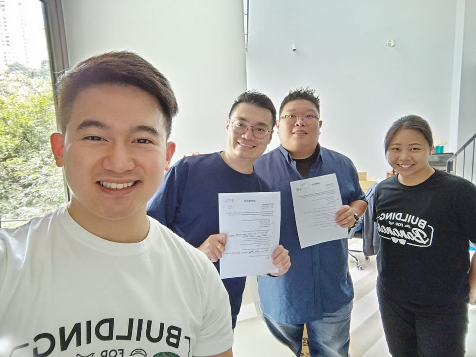 With our first batch graduates!