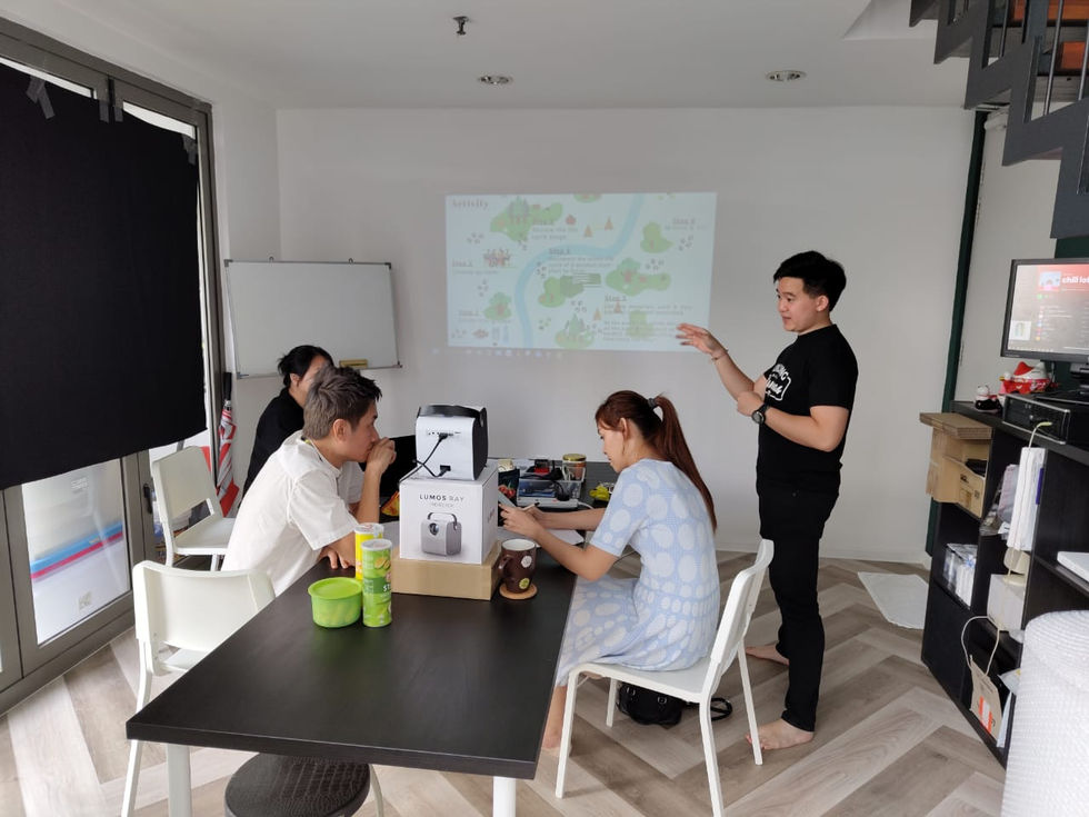 Small group sessions of 3-6 delegates at one time.