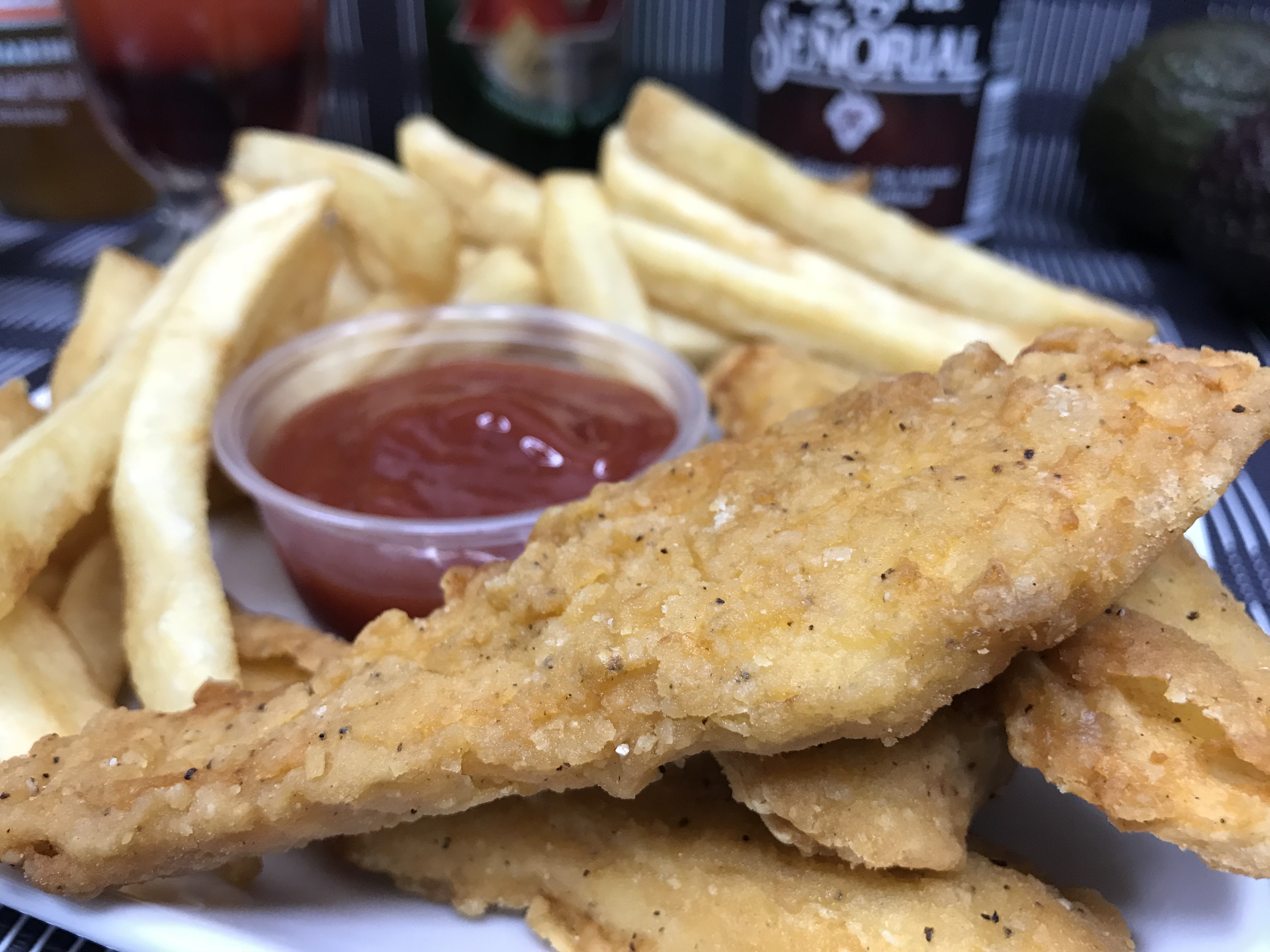 Arranged Food and Objects