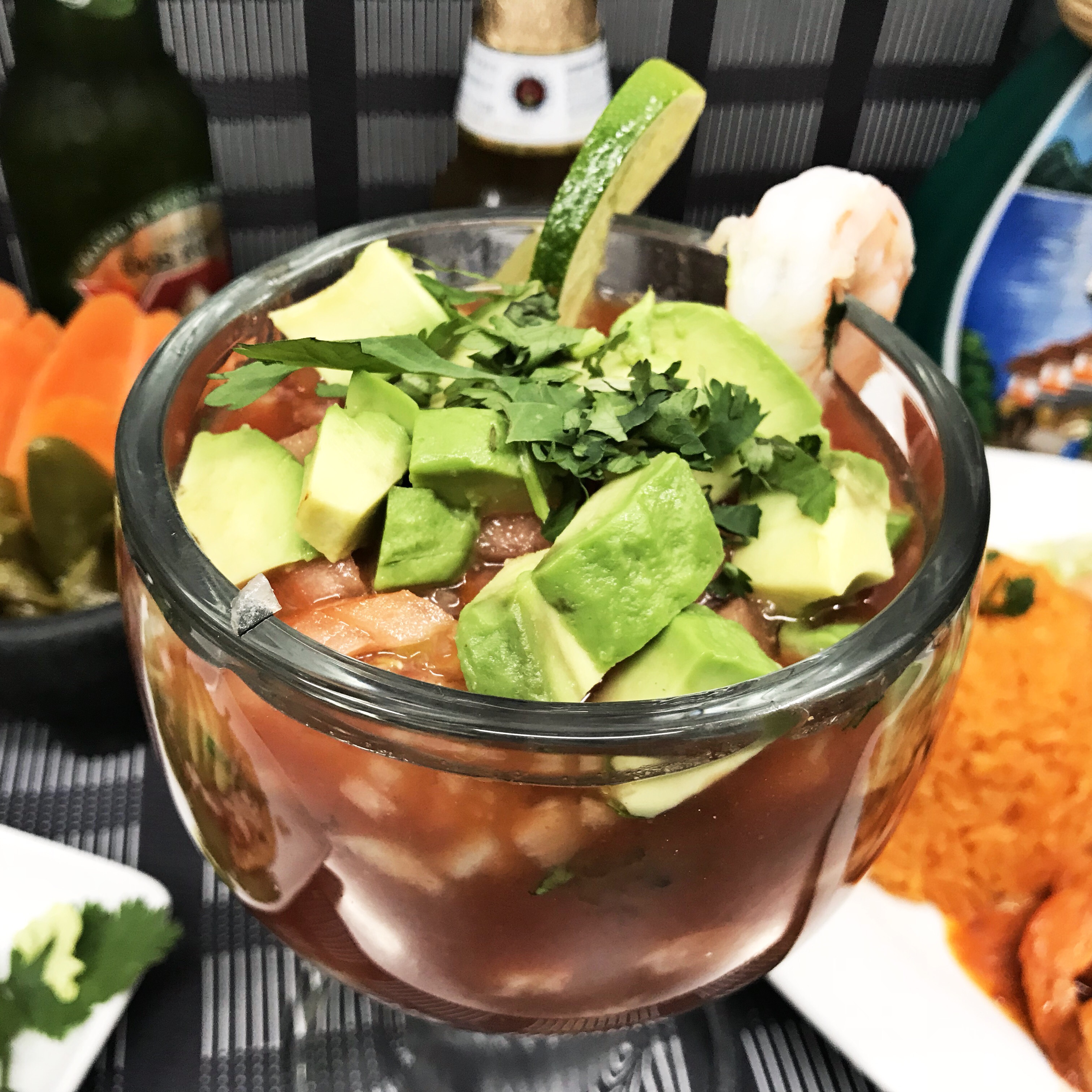 Arranged Food and Objects