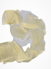 „Art on Art, Nie ma świecącej szarości. Czy należy to do pojęcia szarości, czy do psychologii – a więc do historii naturalnej – szarości? I czy to nie osobliwe, że tego nie wiem? I co, jeśli świecąca szarość jednak istnieje?”, 2019 r.
akryl, olej/płótno, 60 x 40 cm