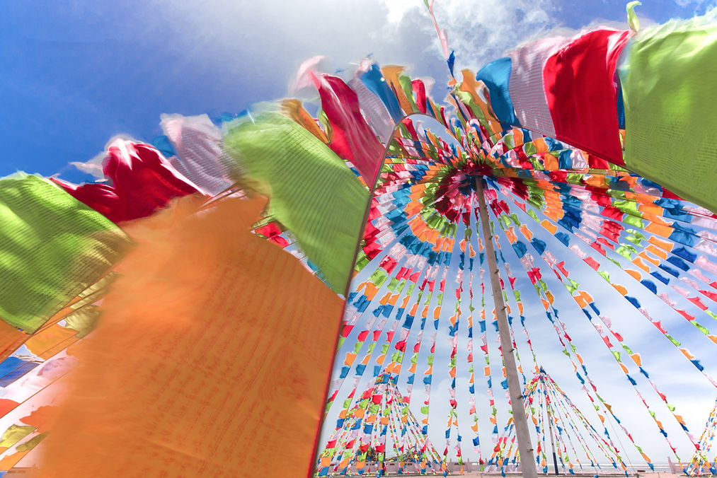 Colorful Prayer Flags