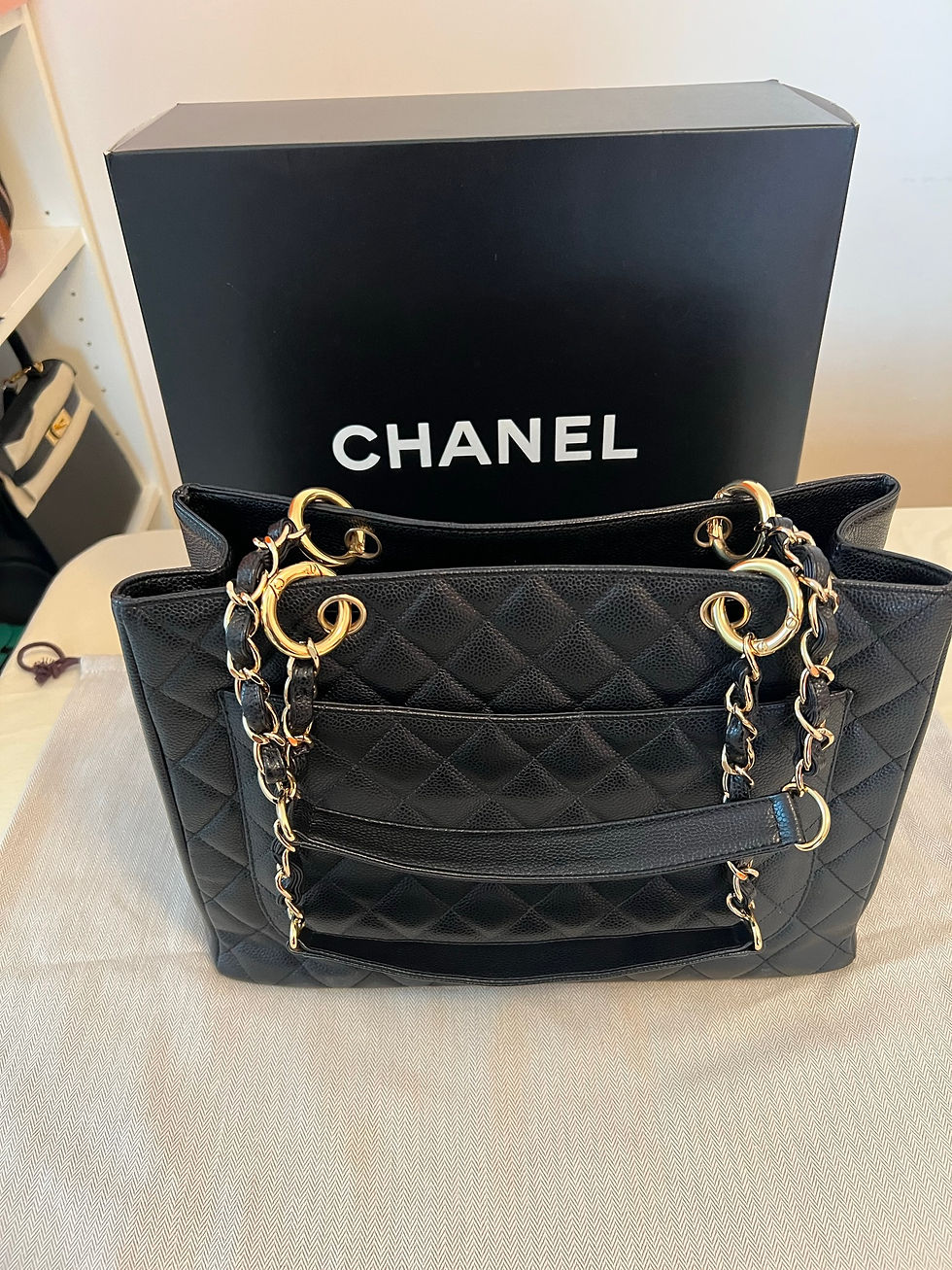 Thumbnail: Chanel Grand Shopping Tote Noir
