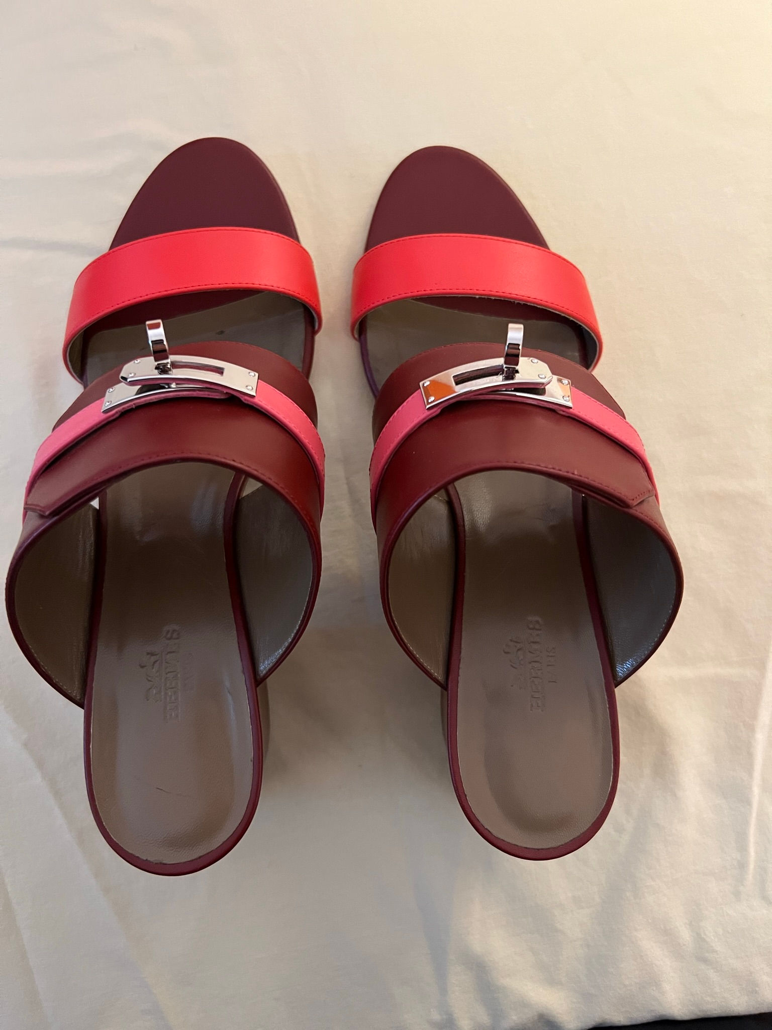 Hermes Dark Pink Heels Size 39