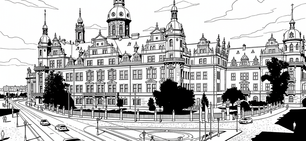 Graphic Novel Comic Look: Schauplatz einer True Crime City Tour in Dresden