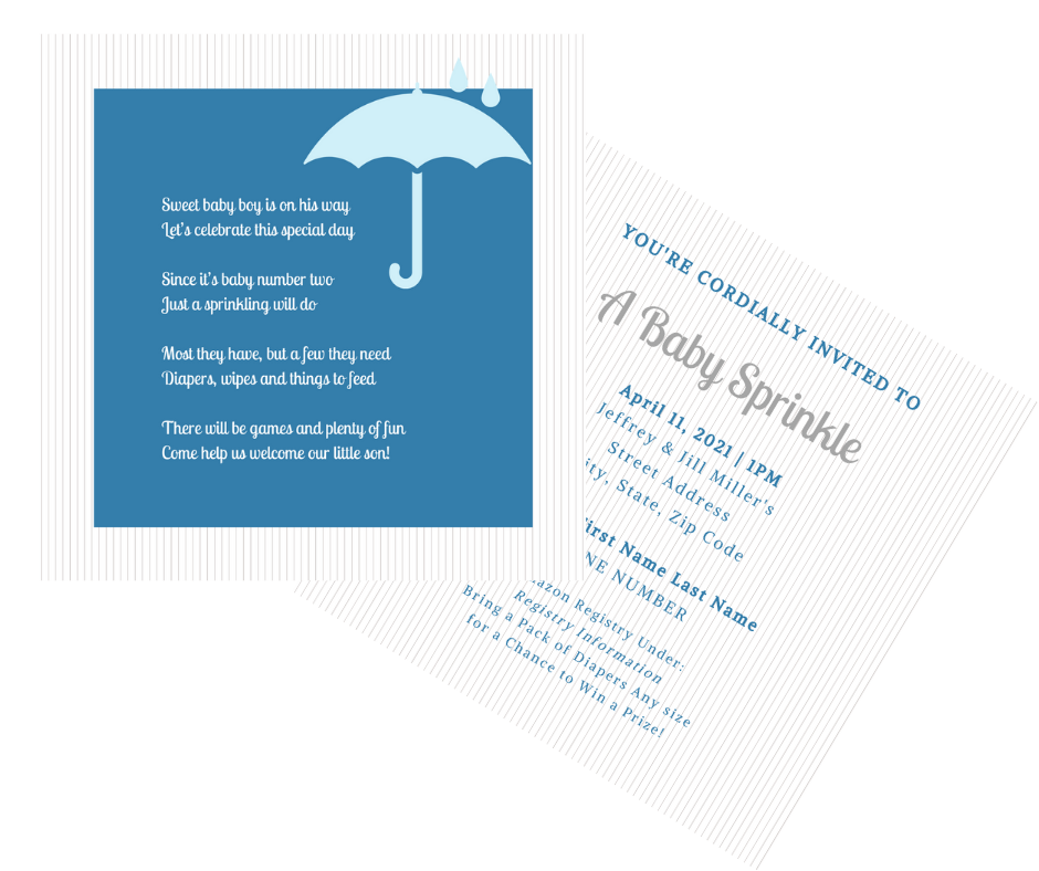 Special Occasion Invitations, Envelopes