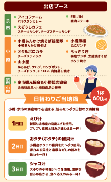 【お知らせ】出店ブースについて
