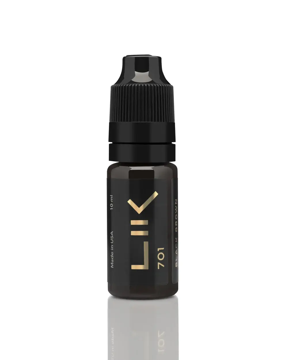 Пігмент Lik Brows 701 Black Brown для перманентного макіяжу, 10мл