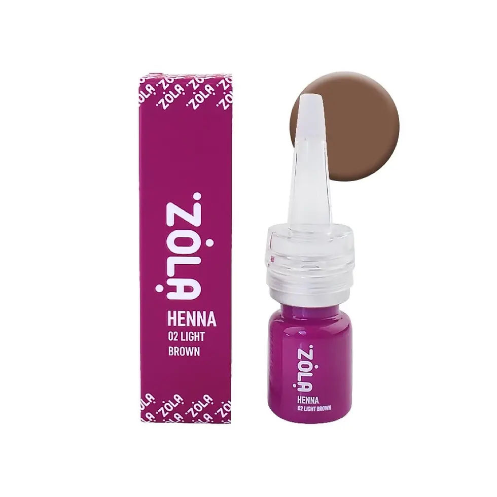 Хна для брів #02 (light brown) ZOLA, 5 гр