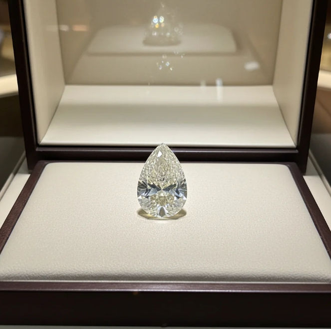 Miniatura: Diamante naturale pera certificato GIA  0.67ct