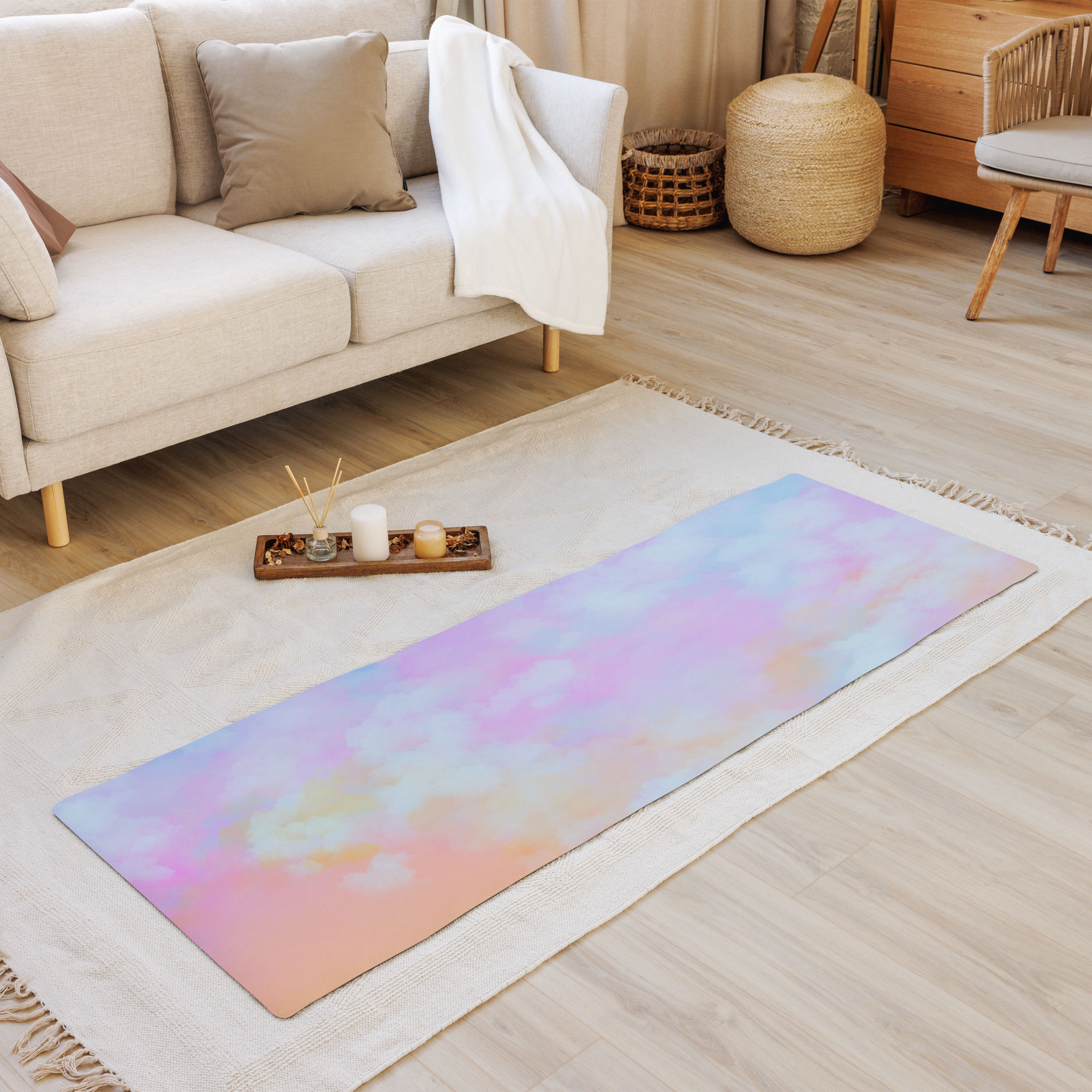 Sunrise Sky Yoga mat
