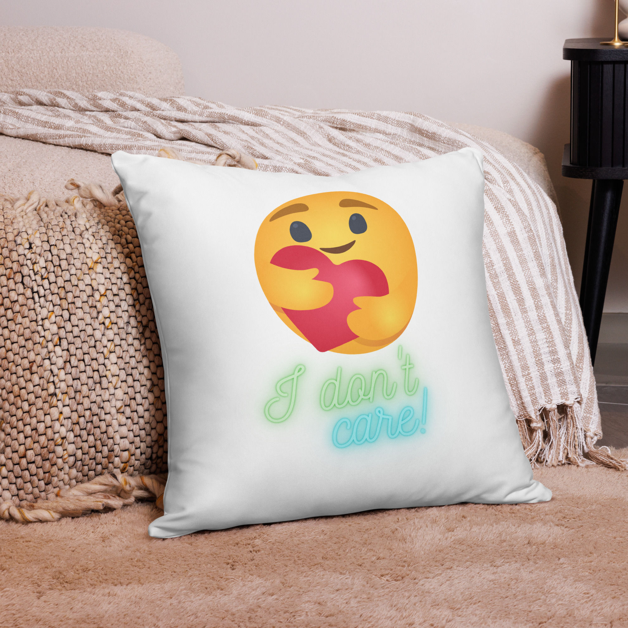 Don't Care Pillow