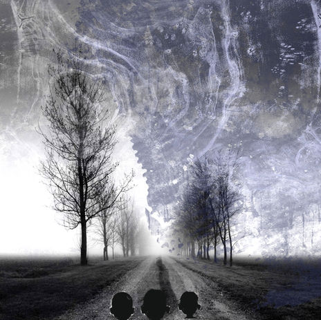Digital artwork by Tyrone Geter featuring a child surrounded by luminous lightning and dramatic light.