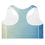 Thumbnail: Padded Sports Bra Light Blue Yellow