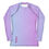 Thumbnail: Women's Mermaid Purple Long-Sleeve Rash Guard – UV Protection Swim Shirt