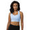 Thumbnail: Recycled Longline Sports Bra light blue