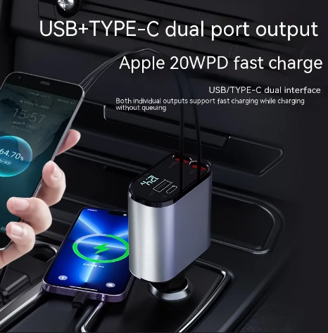 Thumbnail: 4-in-1 Car Fast Charger