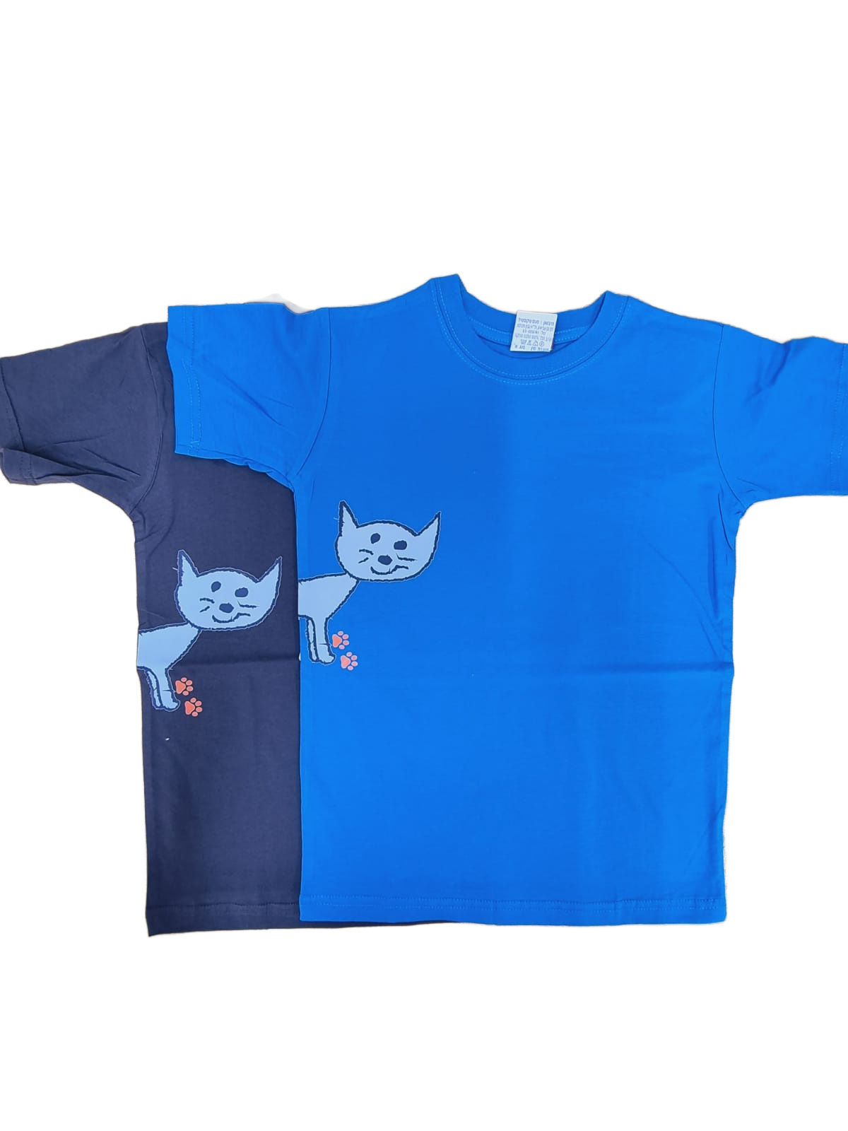 חולצת טי שירט - גזרת בנים / יוניסקס- חתול