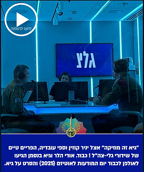 ראיון בגלי צהל
