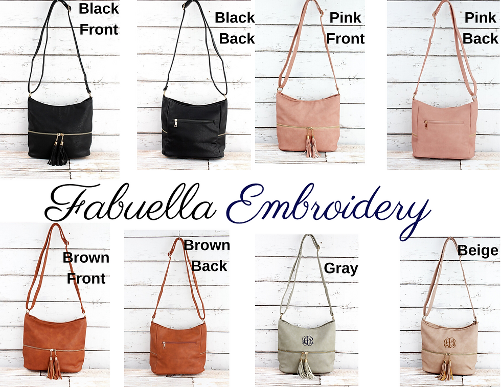 Thumbnail: Monogram Crossbody Purse, Brown