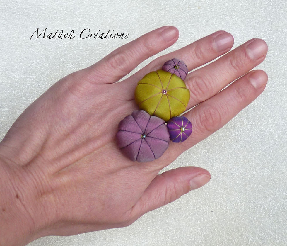 Bague "Jardin intime"