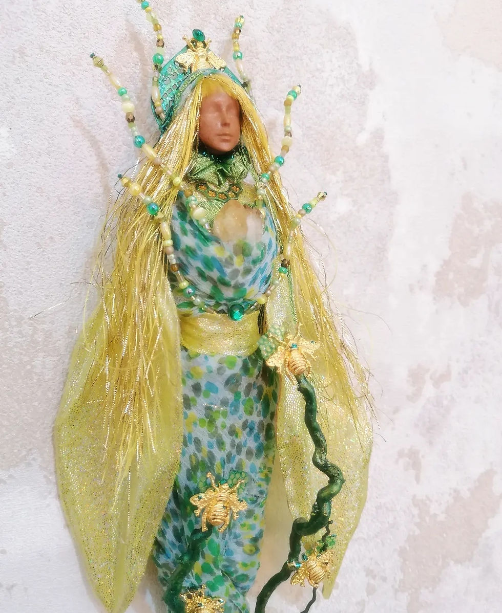 Miniature : Poupée d'intention - Spirit Doll - LUMIÈRE, POSITIVITÉ, ÉQUILIBRE ÉMOTIONNEL 