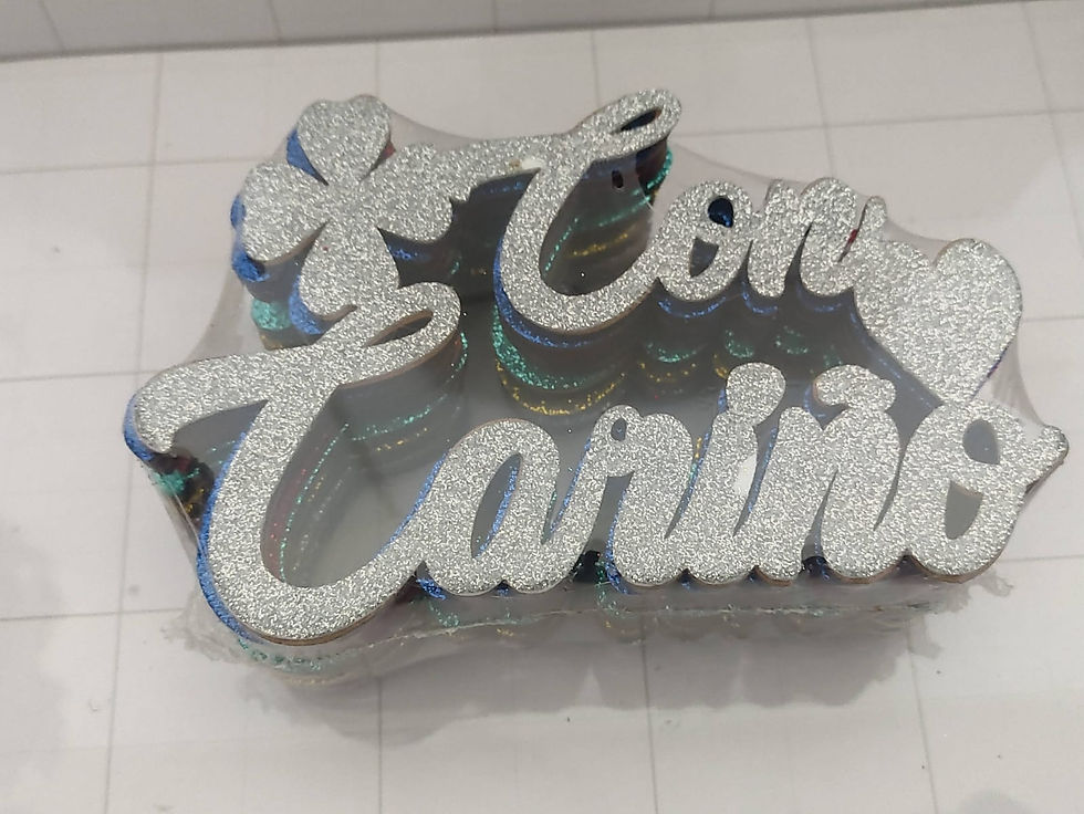 Miniatura: Letras base de madera y fomix Feliz Cumpleaños Largo:17cm Ancho:7.5cm DOCENA