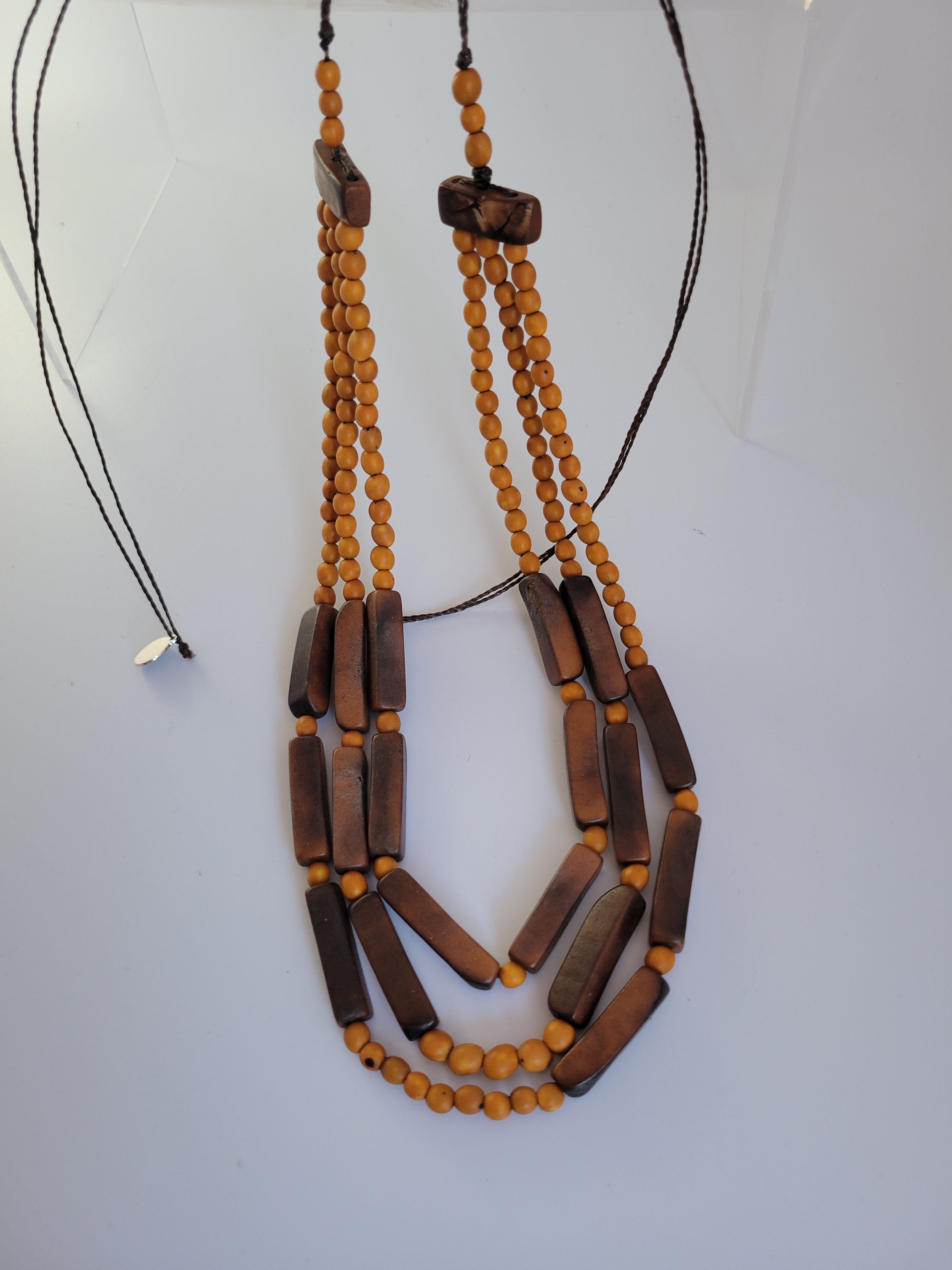 Tagua nut necklace 