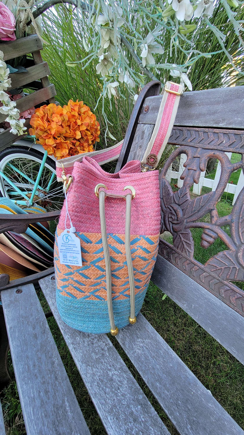 Miniatura: Arrow cane pink bag 
