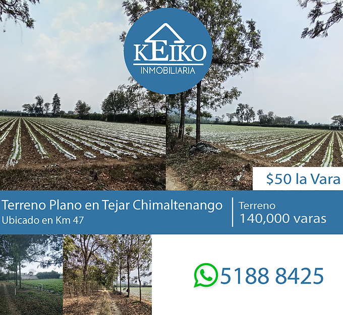 Terreno El Tejar Chimaltenango