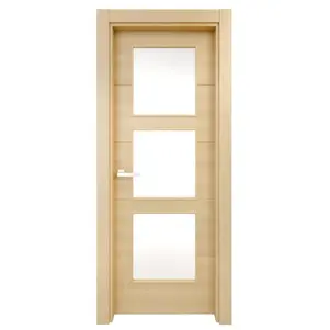Puerta Berna roble cristal