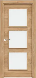 Puerta Oslo roble cristal